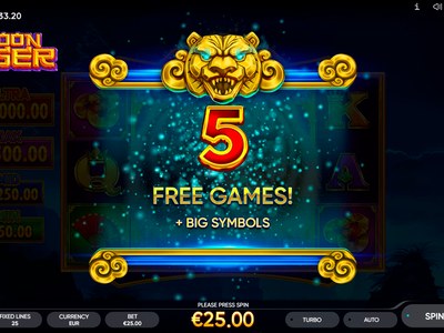 Игровой автомат Moon Tiger от Endorphina